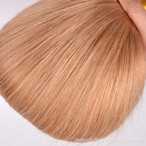 Xuchang wholesale hair vendors free sample virgin brazilian human hair bundles color 27 straight hair extension